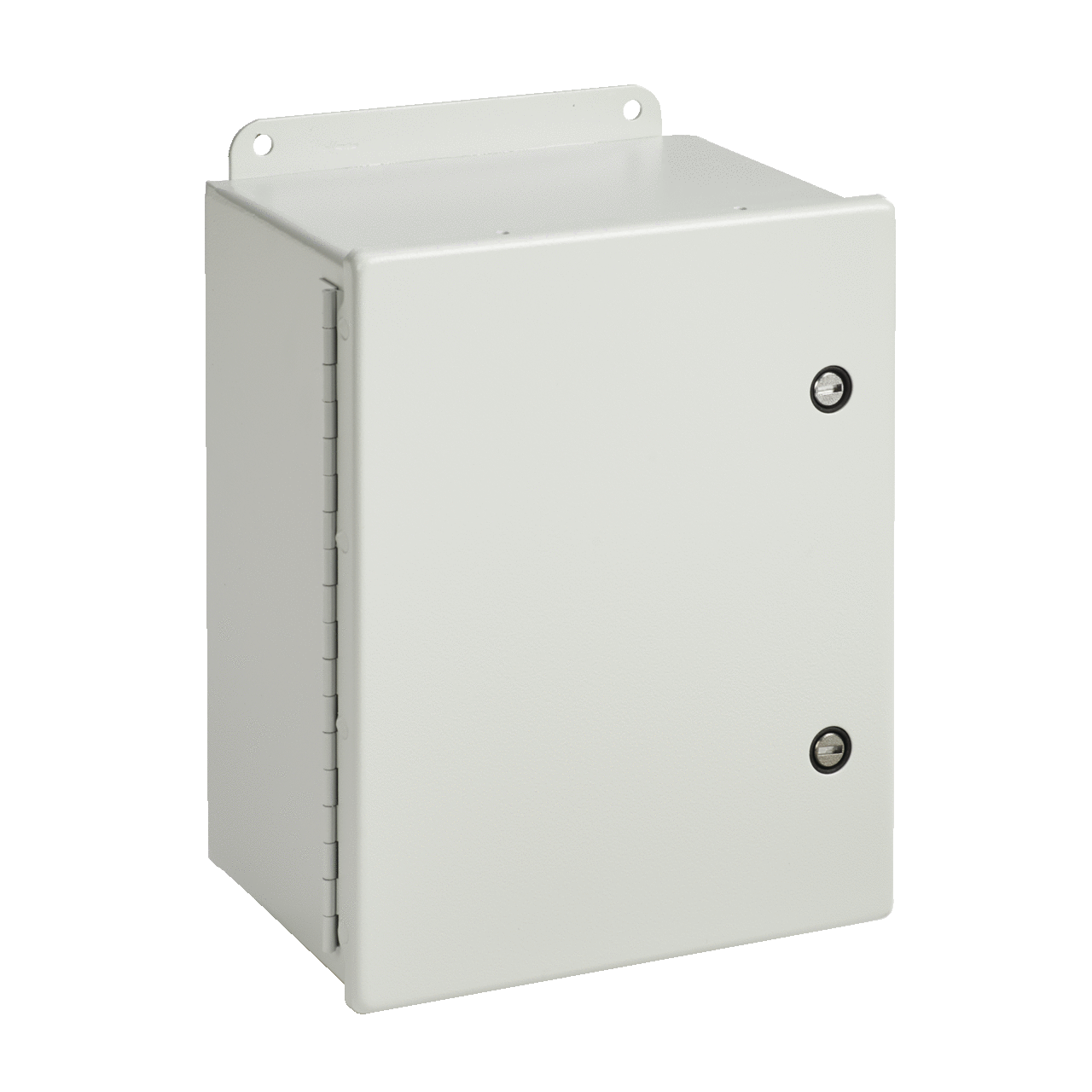 Continuous Hinge with 1/4-Turn Latch Type 4, 16.00x14.00x10.00, Gray, Steel