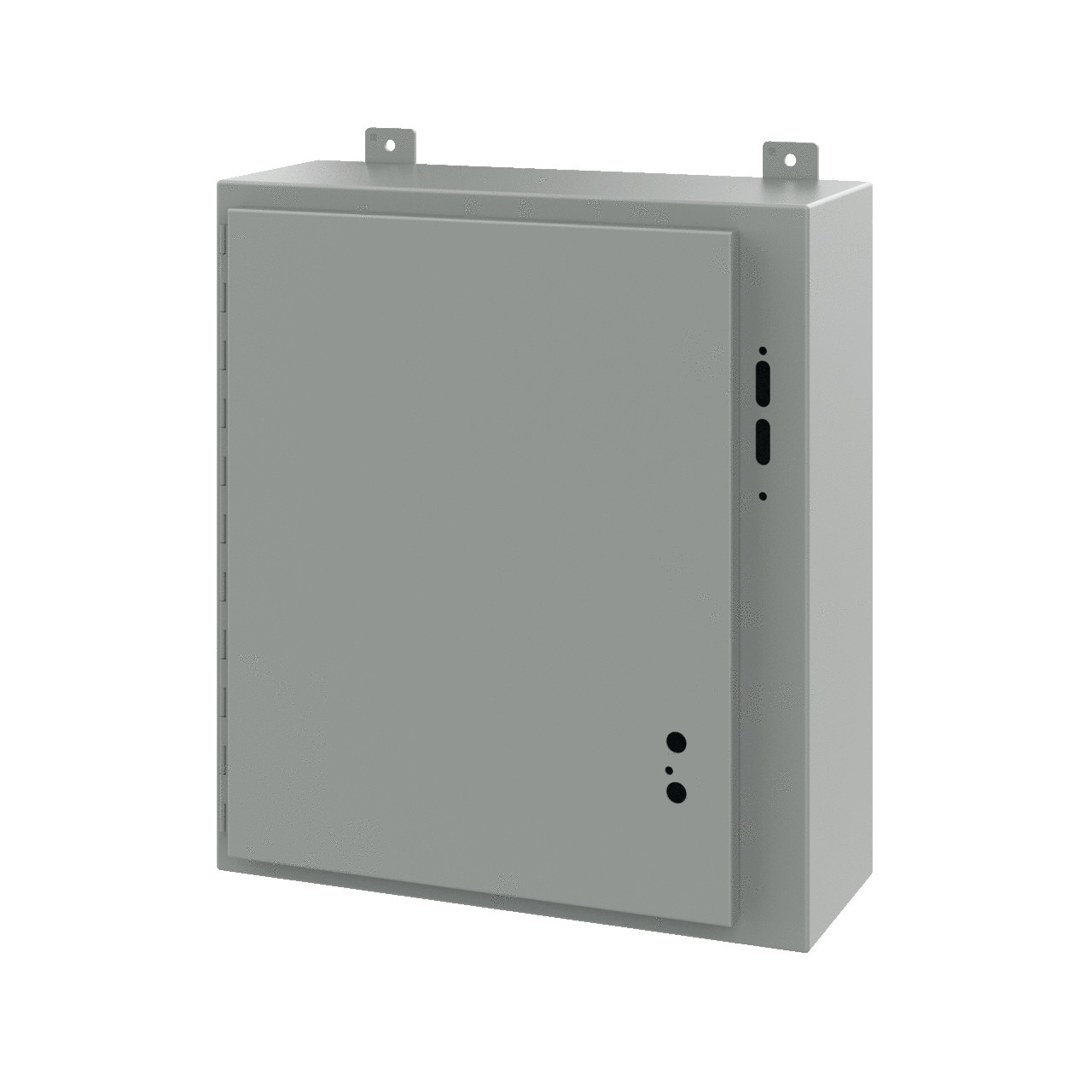 Disconnect Enclosure without Handle Type 12, 24.00x21.38x8.00, Gray, Steel