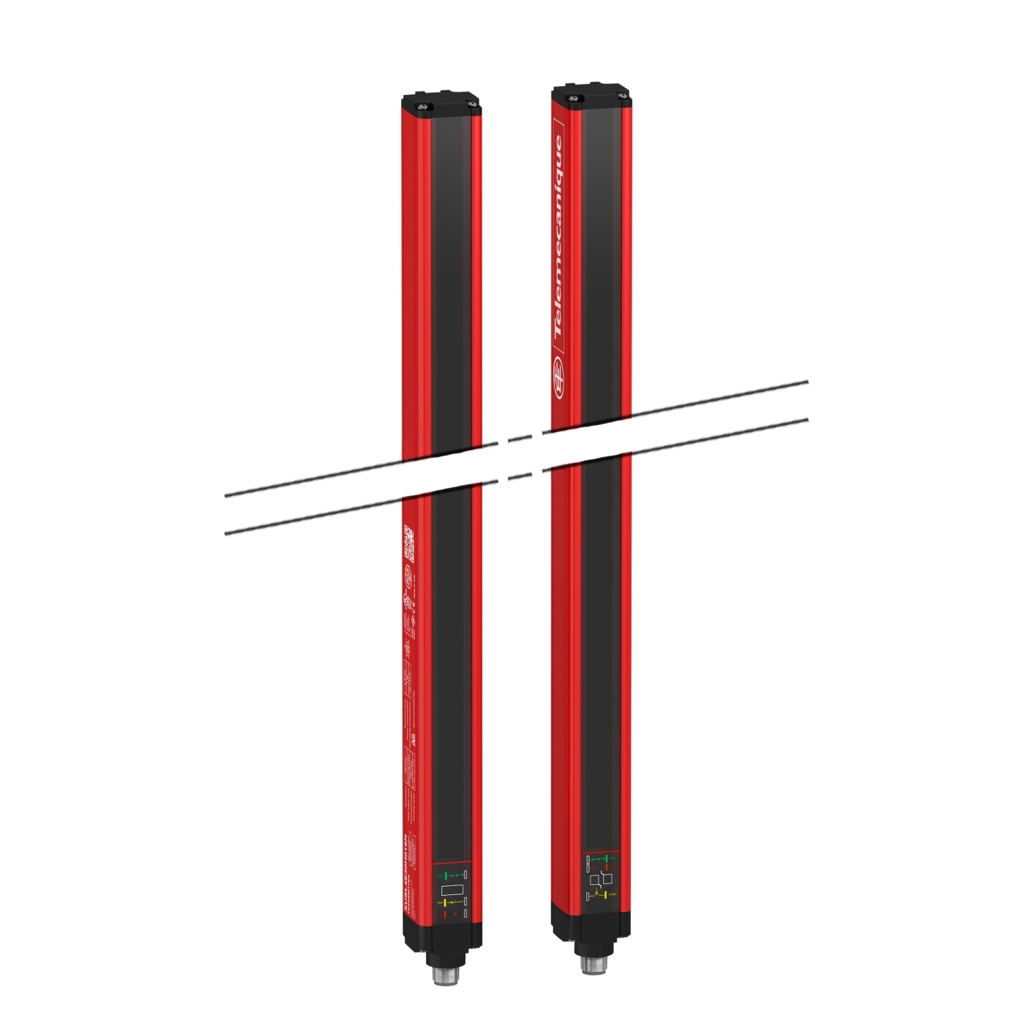 Safety light curtain type 4, Telemecanique Safety light curtains XUSL, XUSL Finger protection, Std sensing range, Hp = 1660 mm, R=14 mm