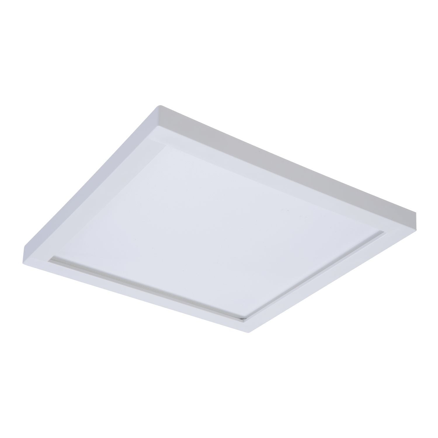 6" Square Surface Mount Downlight,600 Lumen Series,90CRI, 2700K - 5000K Field Selectable CCT,Matte White finish
