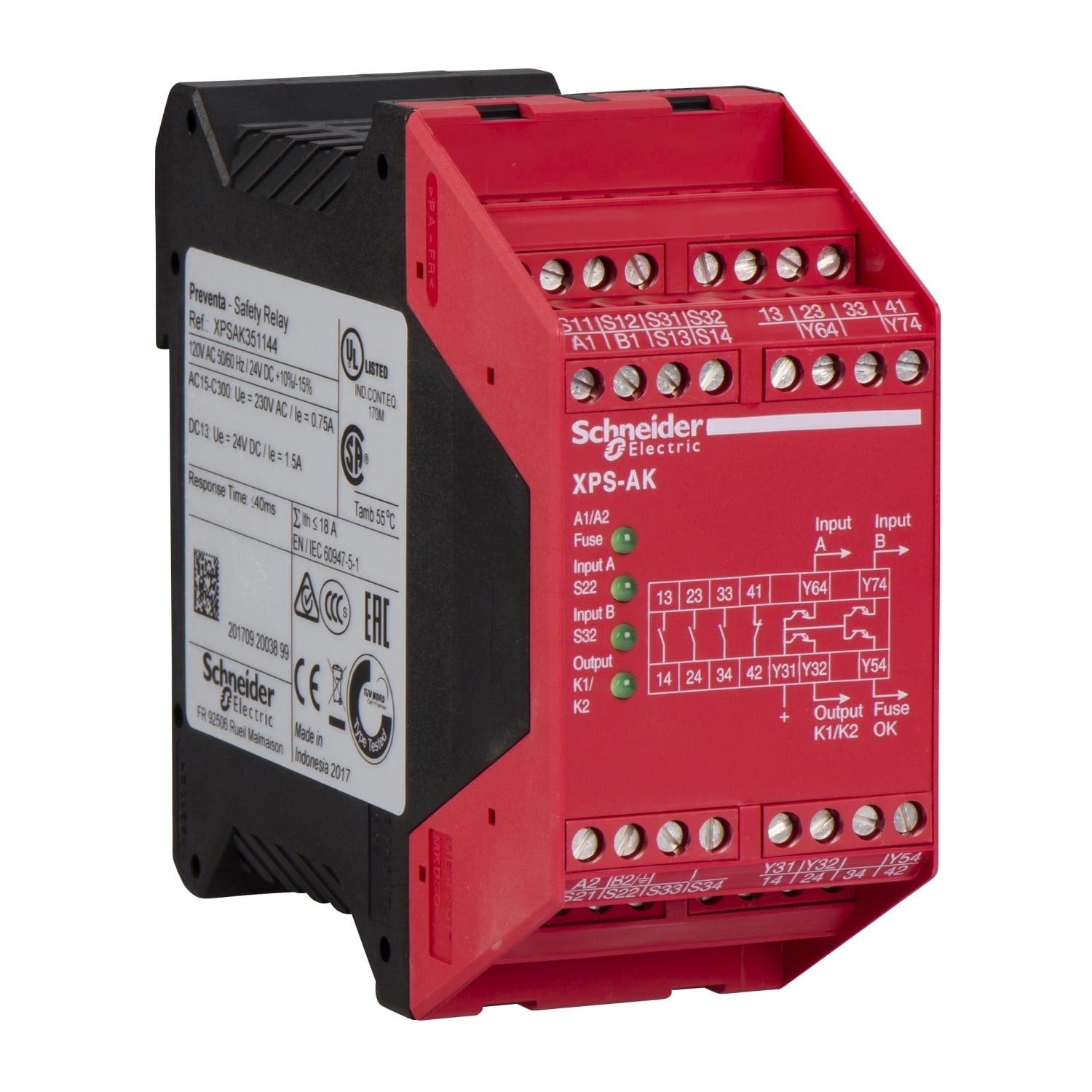 module XPSAK - Emergency stop - 120 V AC