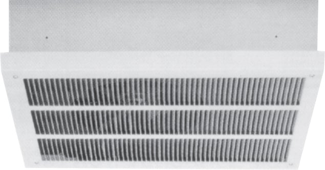 24V H.C. CONTROL RELAY F When wall and floor space is minimal, electric ceiling heaters get the job done. Mounted flat or recessed to the ceiling, these heaters are ideal for conference rooms, waiting areas, bathrooms and lobbies.