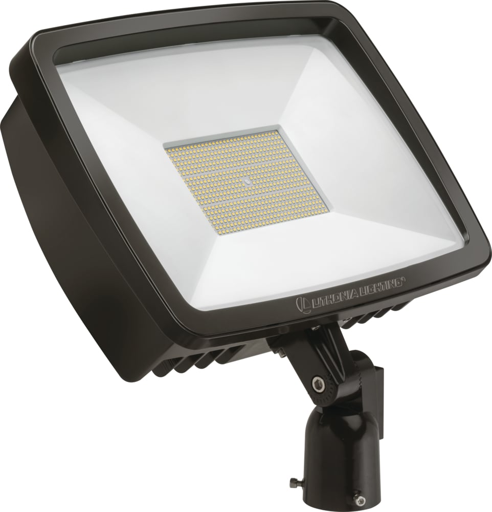 Outdoor LED floodlight, LED, 5000K , 120-277V, Integral Slipfitter, Dark bronze finish, super durable