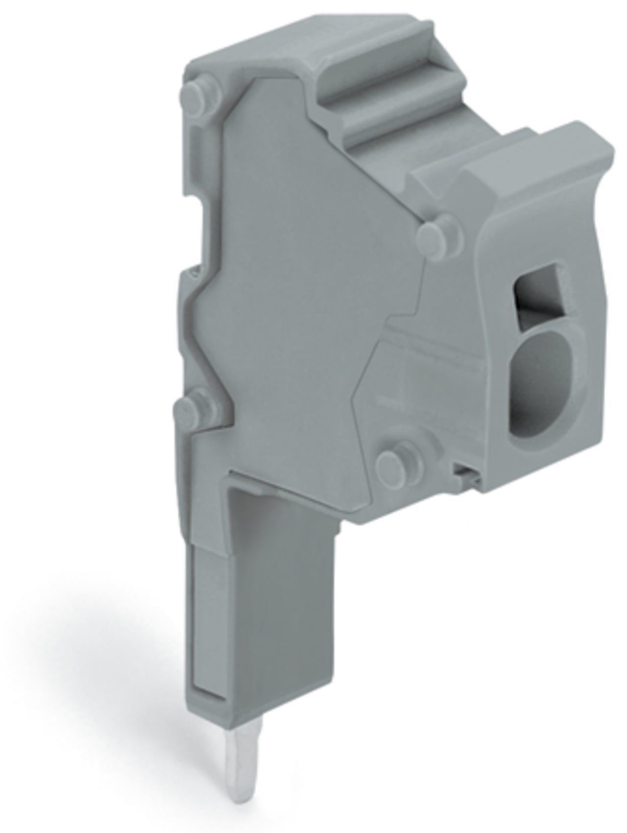 Modular TOPJOBS connector; modular; for jumper contact slot; 1-pole; 4,00 mm; gray