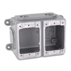 Double Gang FD Aluminum Conduit Box For Surface Mounting