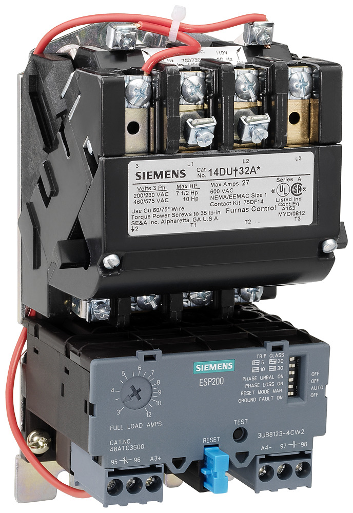 Non-reversing motor starter, Size 2, Three phase full voltage, Solid-state overload relay, OLR amp range 13-52A, 110 120/220 240VAC 60Hz coil, Non-combination type, Enclosure type (open), No enclosure