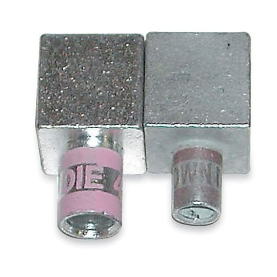KUBE Female Copper Motor Pigtail Disconnect, Wire Size 2 AWG, Body Size 3, Die Color Code Brown