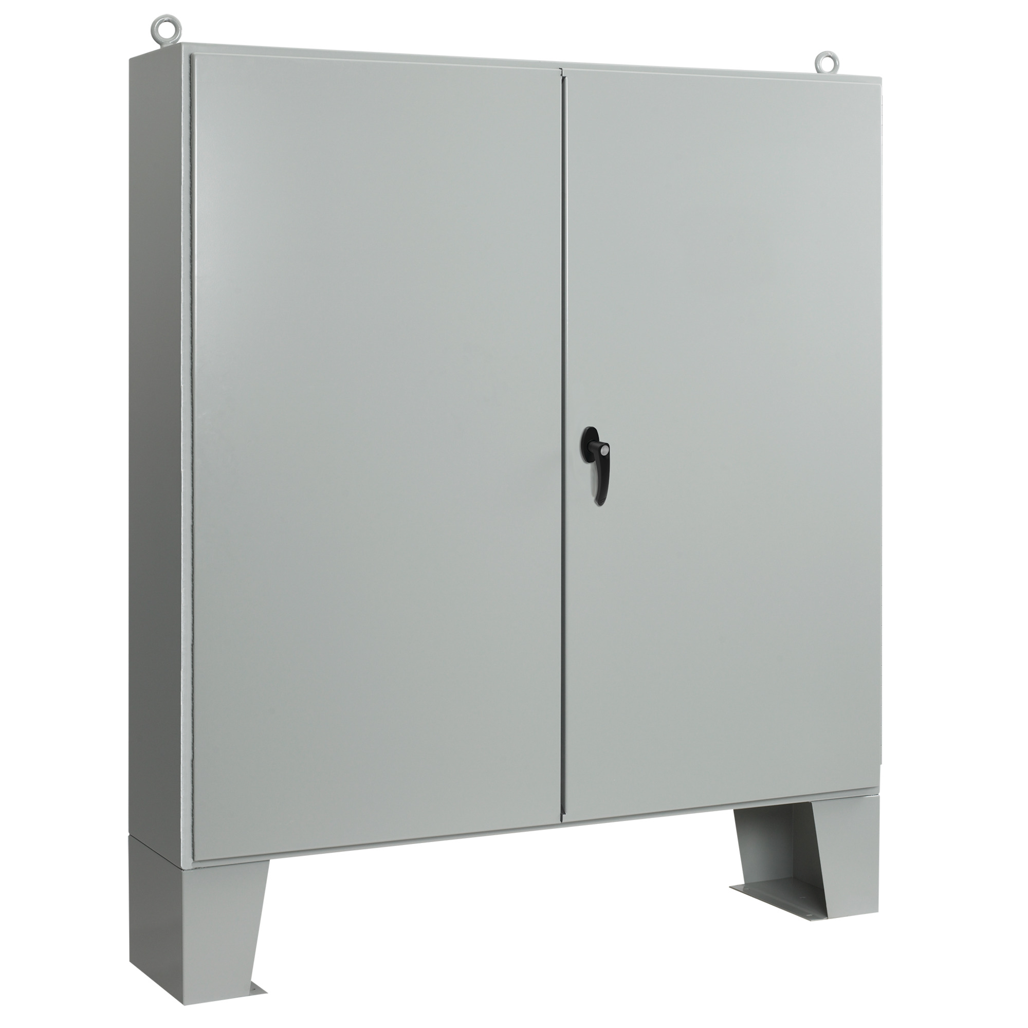 Two-Door Floorstand White Inside Type 12, 60.06x48.06x10.06, Gray, Steel