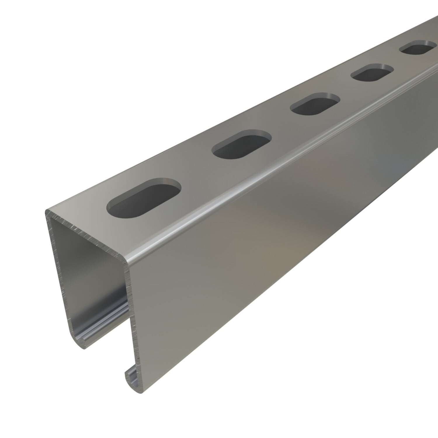 UNISTRUT CHANNEL, 12ga, 1-5/8"x 2-7/16", T-SLOTS, PG
