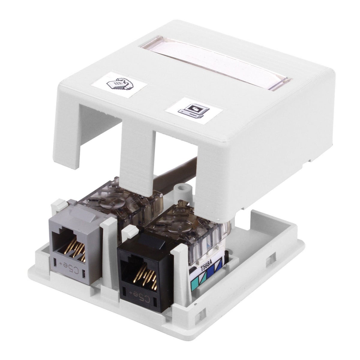 iStation Surface Mount Box, 2-Port