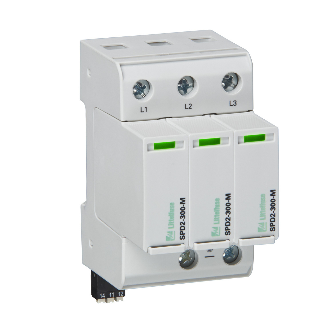 Surge protection devices (SPDs) provide equipment protection from transient overvoltage events lasting micro-seconds. By limiting the overvoltage to the equipment during these events, costly damage and downtime can be mitigated. The surge protection devices for the 1+0 configuration are available for 60 V to 600 V nominal voltage sub-distribution board applications.
