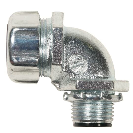 3/4 Inch 90 Degree Malleable Iron Insulated Liquidtight High Temperature Connector