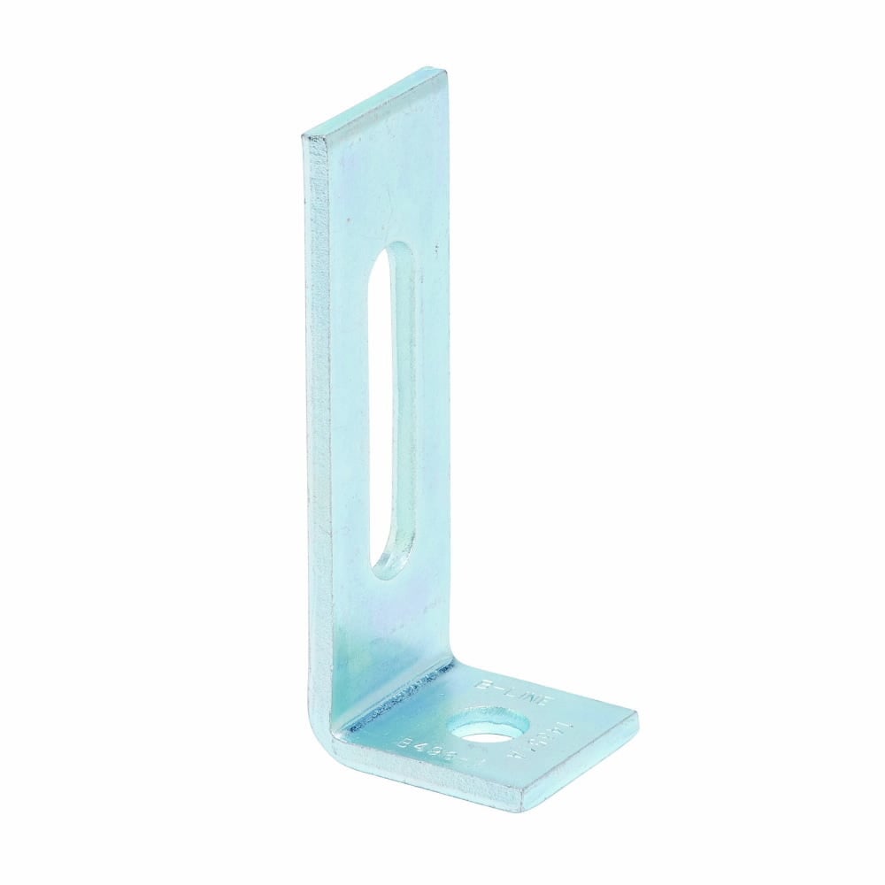 Eaton B-Line series corner angle, 4.87" H x 1.87" L x 1.62" W, Steel, Electro-plated