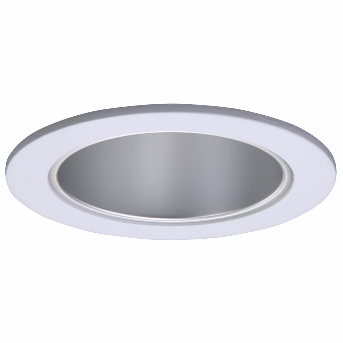 4" Trim Reflector Cone White Trim with Haze Reflector