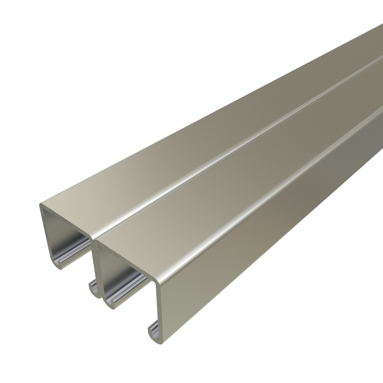 POWER-STRUT CHANNEL, 12ga, 1-5/8"x 3-1/4", SOLID, A-WELD, SS