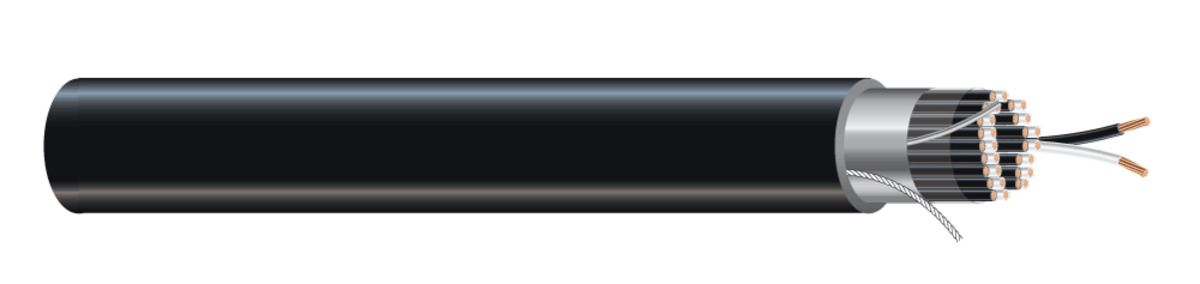 Multi-Conductor CU 600V PVC TFFN PVC Shielded Control Cable #18