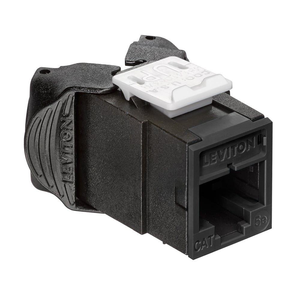 Atlas-X1 Cat 5e UTP QuickPort Connector, Black