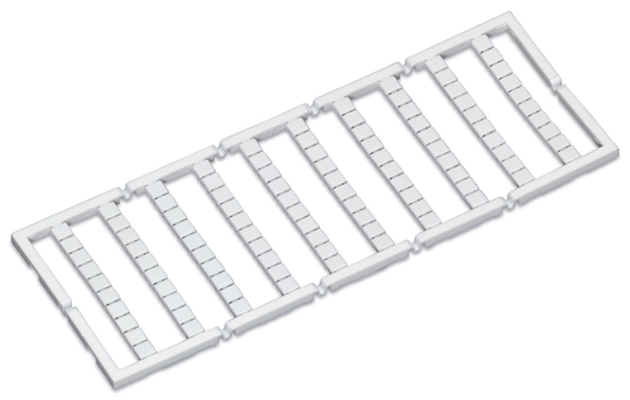 Mini-WSB marking card; as card; MARKED; K1 - K10 (10x); not stretchable; Horizontal marking; snap-on type; white