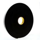 3M(TM) Vinyl Foam Tape 4504 Black, 1 in x 18 yd, 9 per case