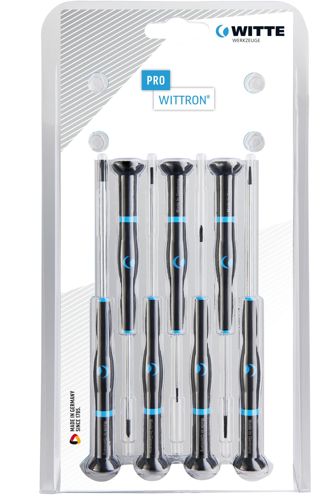 WITTRON 7 Pc Torx Set T5-T15 in Clamshell