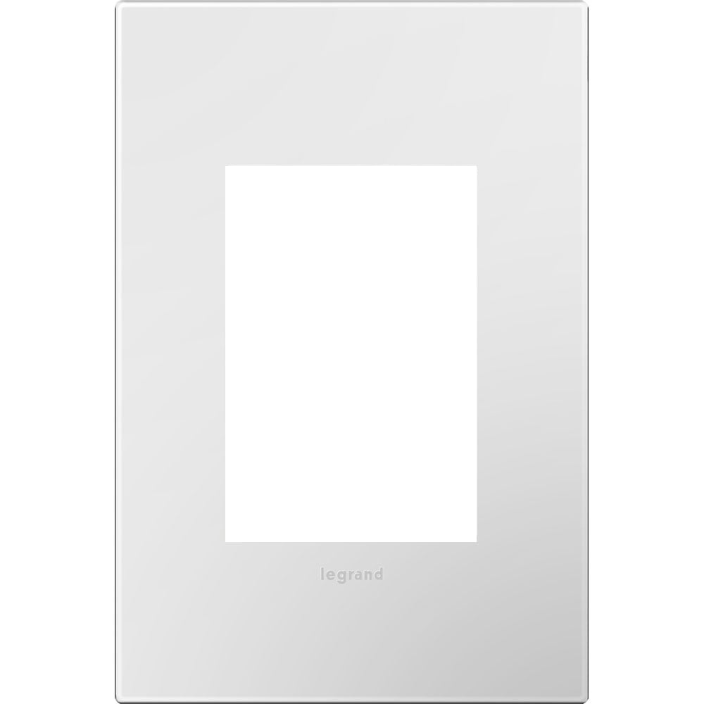 1-Gang 3-Module Wall Plate Gloss White
