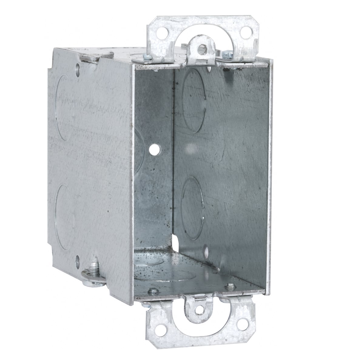 3-1/2 In. Deep Switch Boxes - Gangable with Conduit KO's, Plaster Ears1/2KO