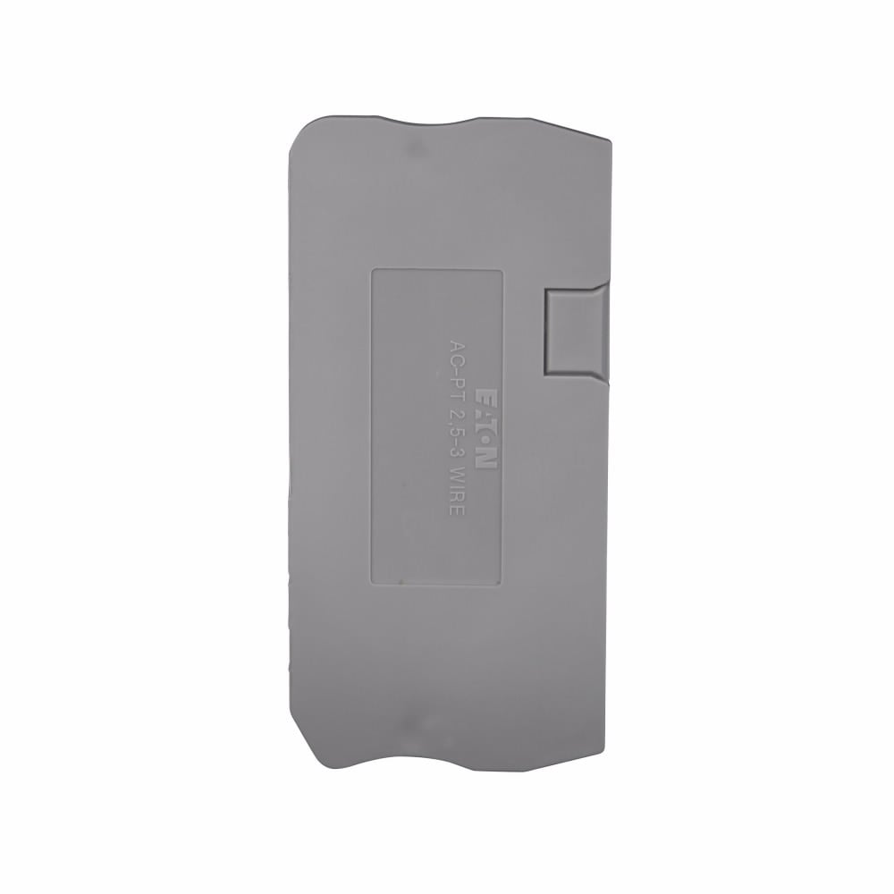 Eaton, End Cover, Gray, Used With: XBPT25D12, XBPT25D12PE, XBPT25MT