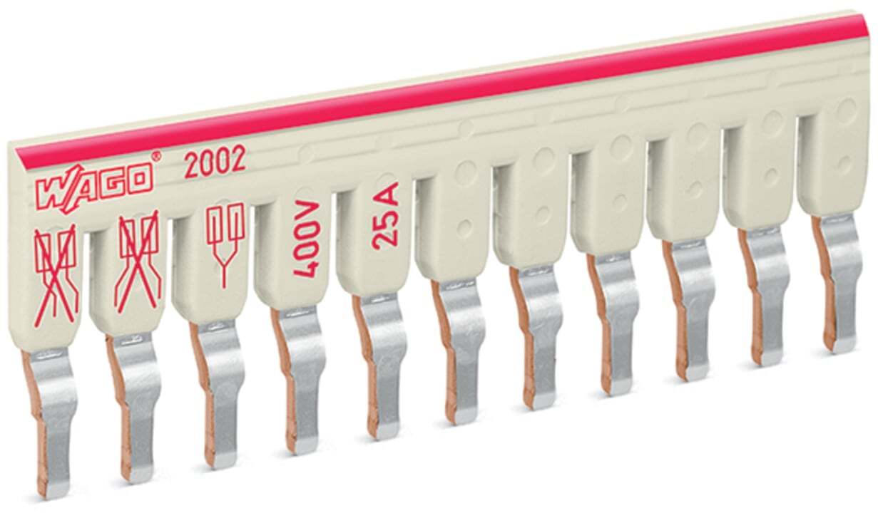 Staggered jumper; 11-way; insulated; light gray