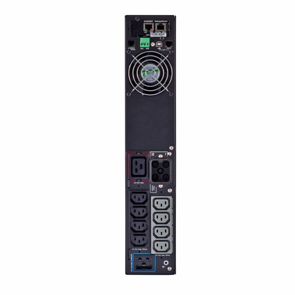 Eaton 5PX UPS, 2200 VA, 1980 W, Input: C20, Outputs: (8) C13, (1) C19, Rack/tower 2U