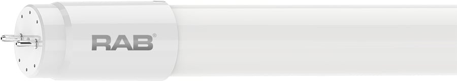 LED Tube T8 Glass 4Ft Type A 15W, 80CRI, 5000k, 2200Lm