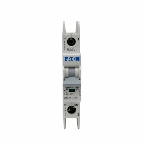 UL 489 WMZT DIN Rail Miniature Circuit Breaker, 10 kAIC at 480/277V, Single-pole, D Curve, 6A, Standard box terminals