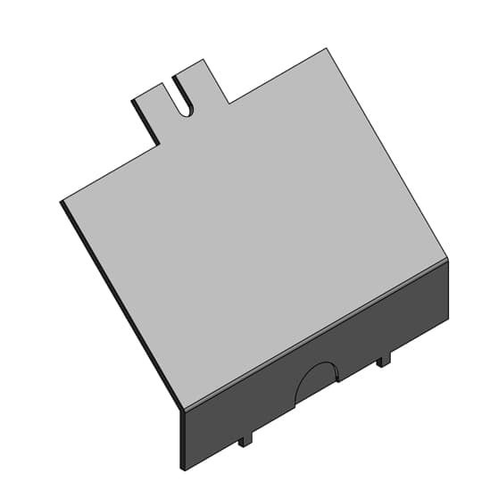Access Floor Module Cover, Galvanized Steel, Blank Cover, Power Panel