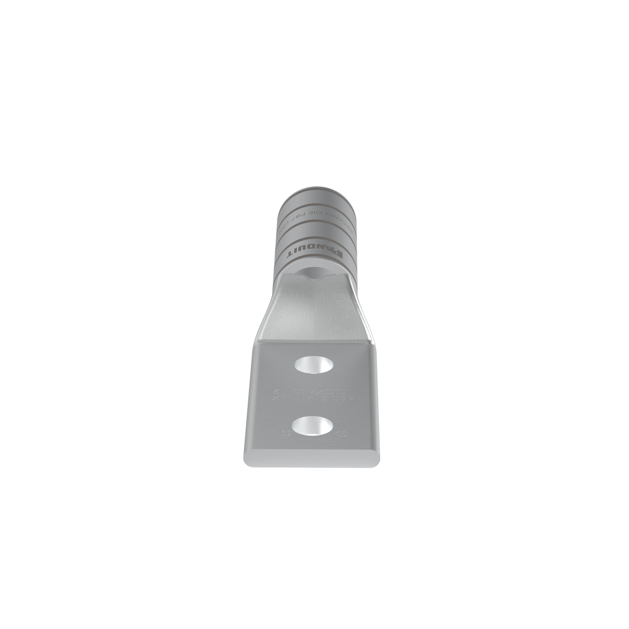 Copper Compression Lug, 2 Hole, 450 kcmi