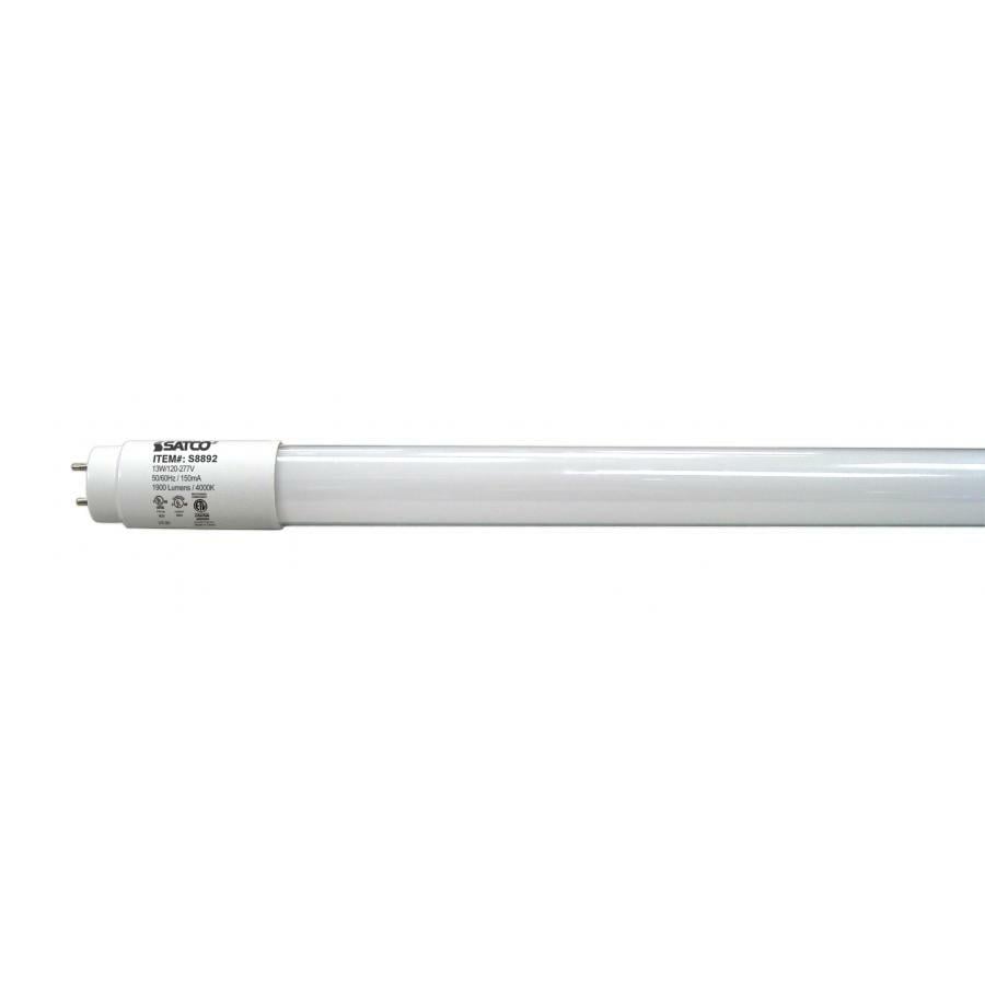 13 Watt T8 LED - Type A + Type B - Medium Bi-pin Base - 4000K - 50000 Average Rated Hours - 1900 Lumens
