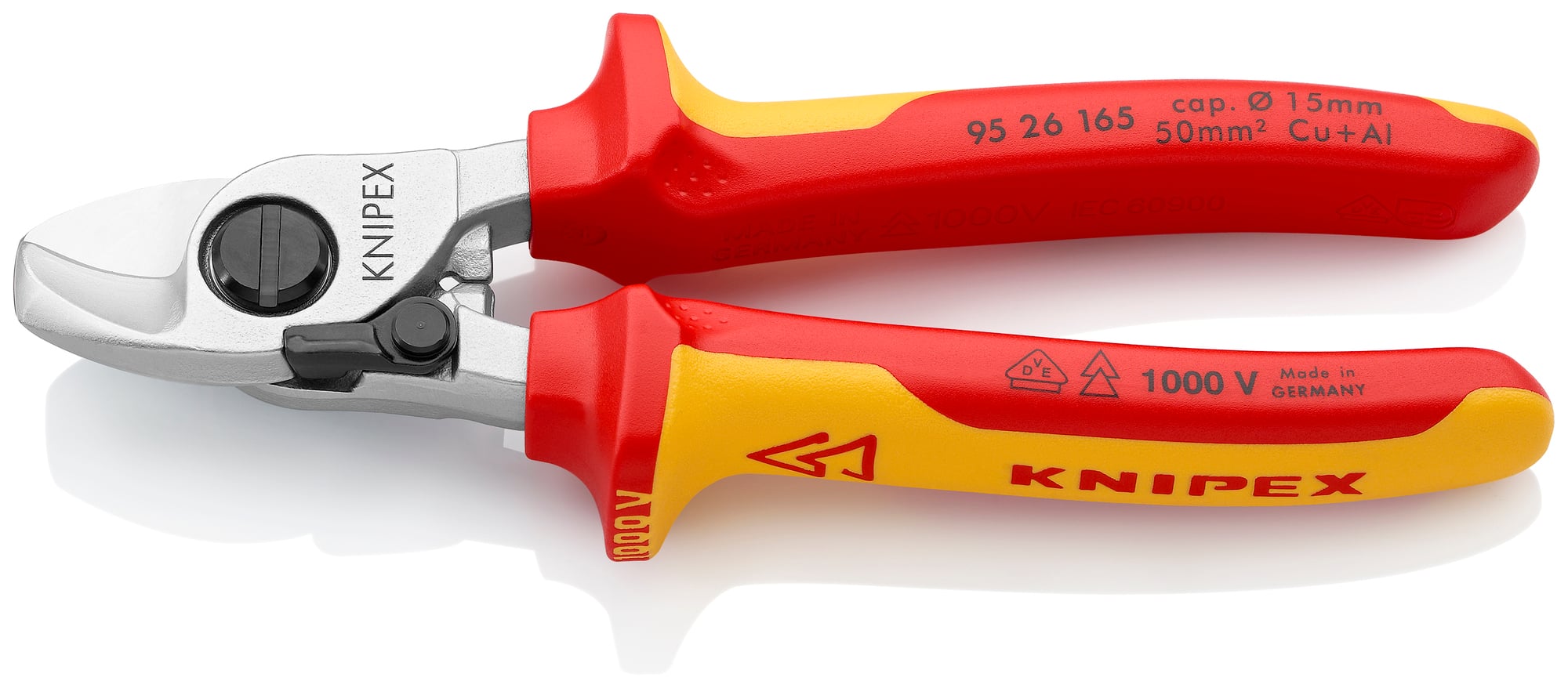 Cable Shears-1000V Insulated, 6 1/2 in., Multi-component, VDE