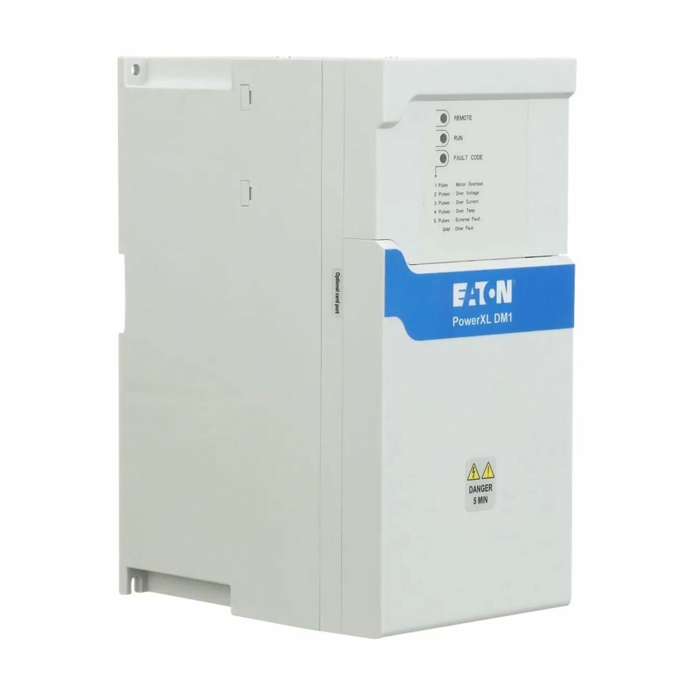 Eaton PowerXL DM1 series micro drive, Three-phase, 230 V, 25 A, Internal brake chopper, IP20, No ST0 and no ethernet communications