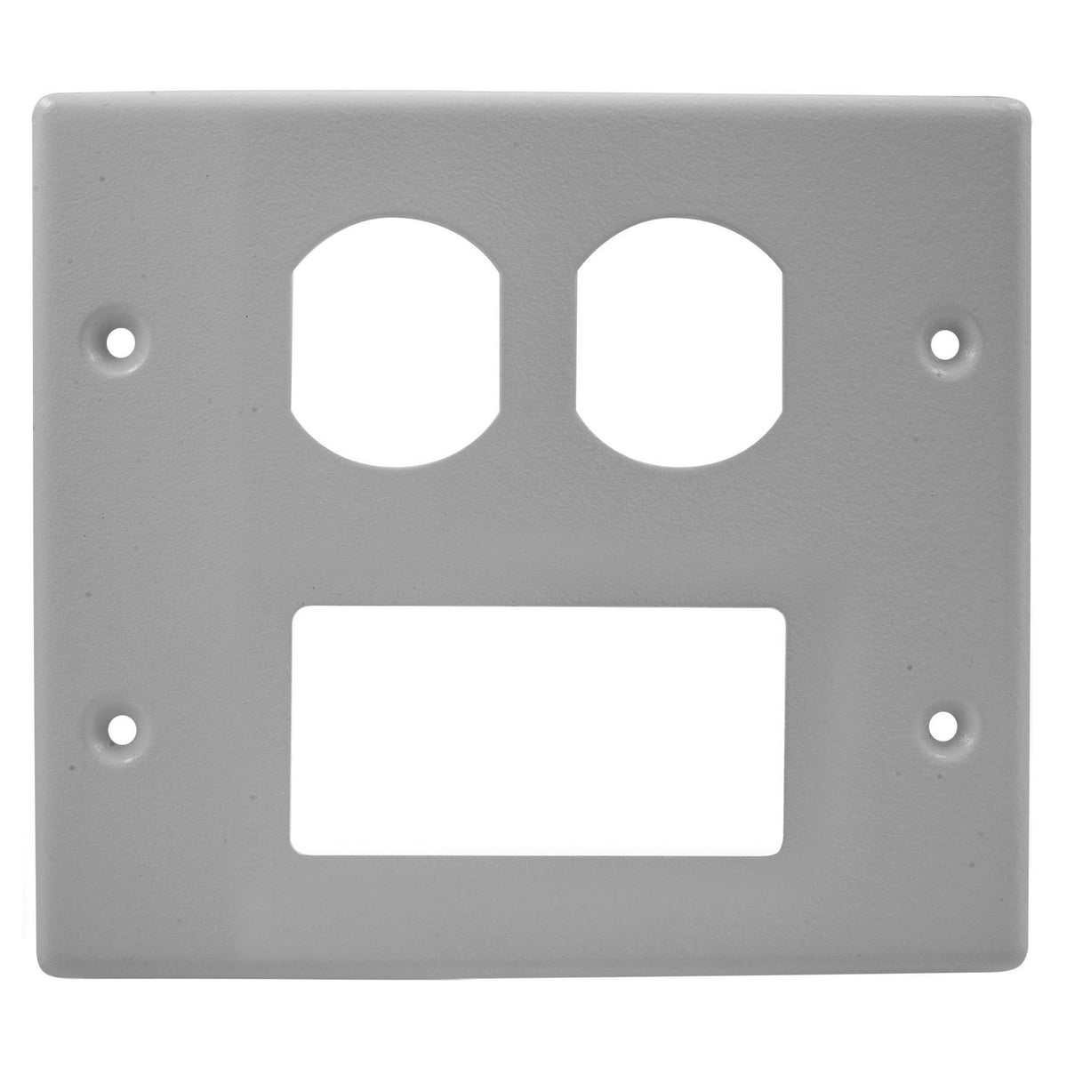 Metal Raceway Plate, Double, Duplex/Styleline, HBL4750 Series