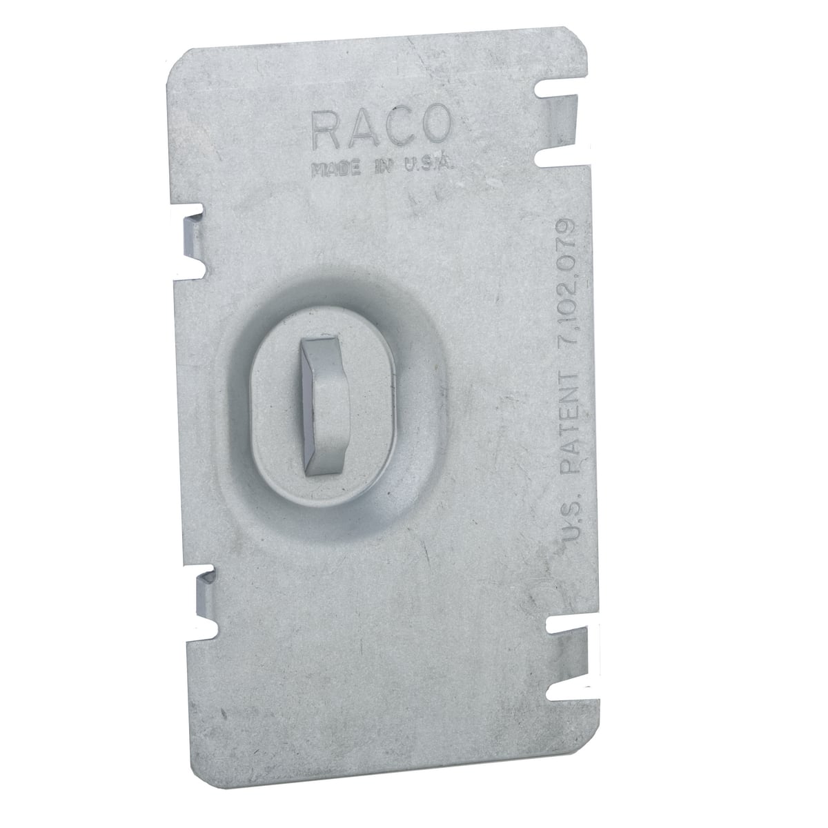 Raised 3/4 In. and Flat for Device and Wire Protection, Flat, for1Device Mudring
