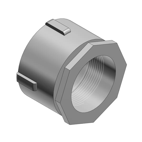 1/2 Inch Erickson Coupling, Aluminum, for Use with Rigid/IMC Conduit
