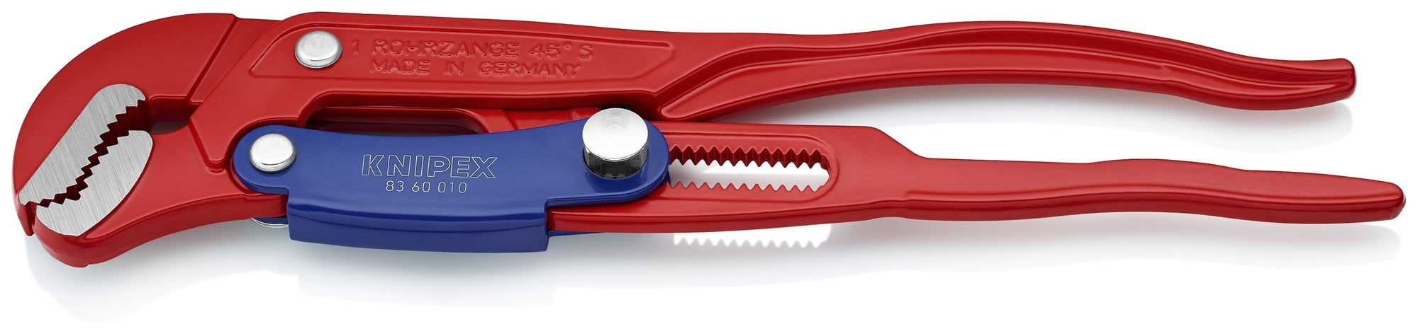 Rapid Adjustment Swedish Pipe Wrench-S-Type, 13 in., Bare Handles