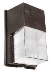 OBS60066 Small Non cutoff Walpack, 15 watts, 120 277V, 4000K, Non cutoff distrubution, bronze finish with photocell