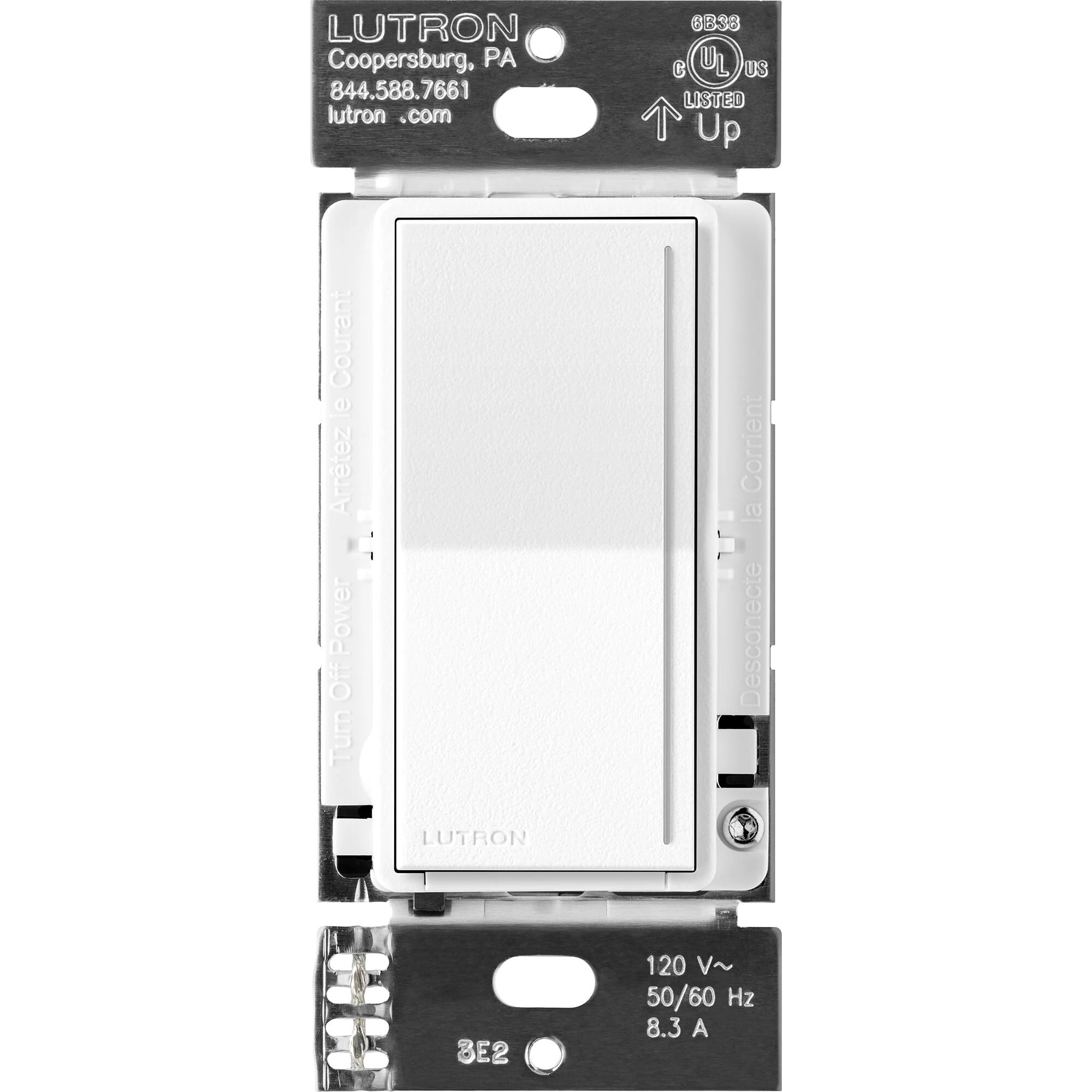 Sunnata Companion Dimmer Switch, for use only with Sunnata Pro LED+ Dimmer Switches, Brilliant White