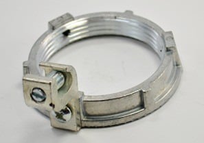 Locknut, Grounding, Zinc Die Cast, Size 2-1/2 Inch, 14-1/0 Lug