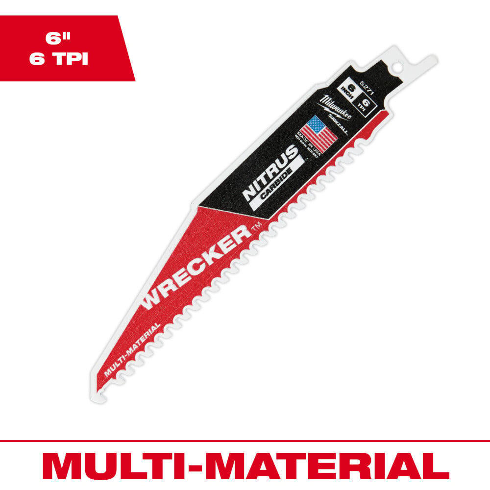 6" The WRECKER with NITRUS CARBIDE 1PK