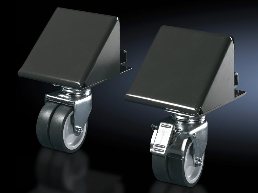 8100700 Transport Castor, 100 mm, 200 mm, For Use With VX Series Base/Plinth Systems