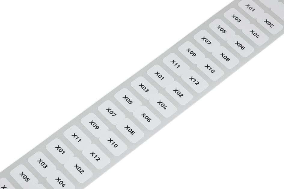 Labels; for Smart Printer; permanent adhesive; 9 x 15 mm; yellow