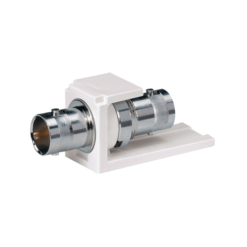 Adapter, BNC 75ohm, Module Base, White  