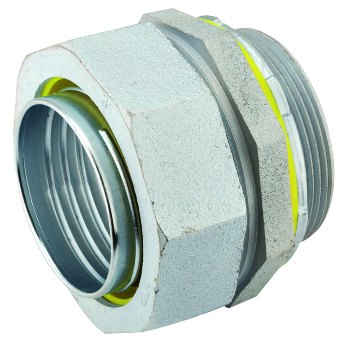 Straight Uninsulated Connectors Steel/Malleable Iron, 3 In. Trade Size