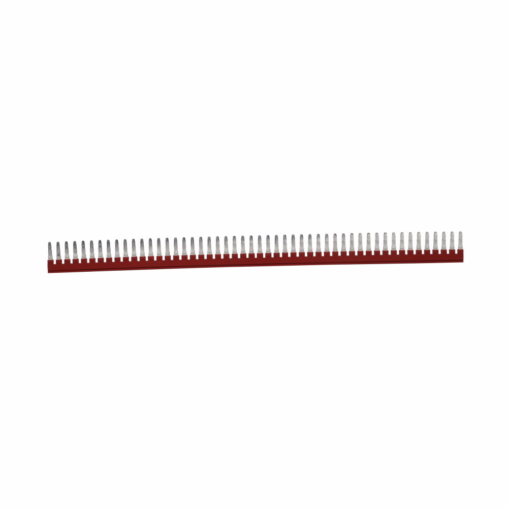 Eaton, Plug-in bridge, Red, 50-position, Used With: XBQU25PE