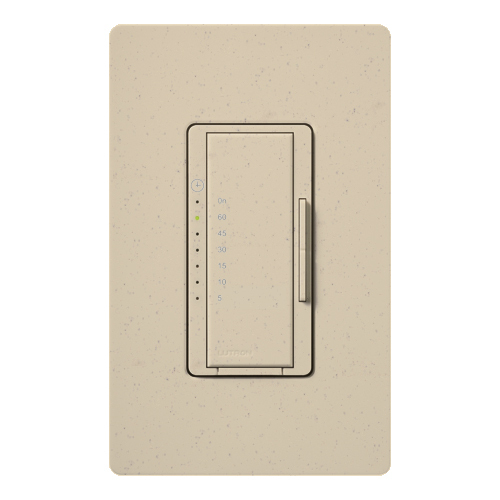 Maestro Countdown Timer, Single-pole, no neutral required, 120V/600W/VA (5A) in stone
